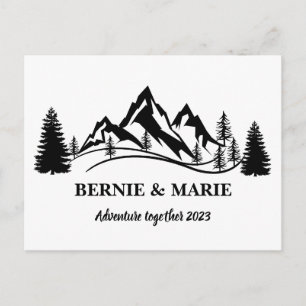 KUNDENPERSONALISIERUNG DES ABENTEUERS POSTKARTE