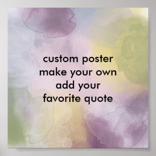 Kundenposter erstellen Sie Ihr eigenes Angebot Poster