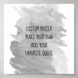 Kundenposter erstellen Sie Ihr eigenes Angebot Poster