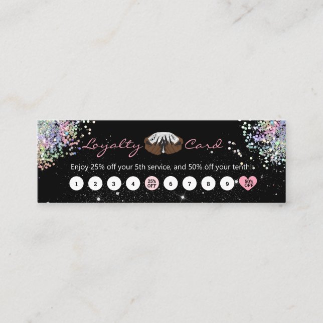 Kundenrabatt Treuekarte (Vorderseite)