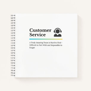 Kundenservice Notizbuch
