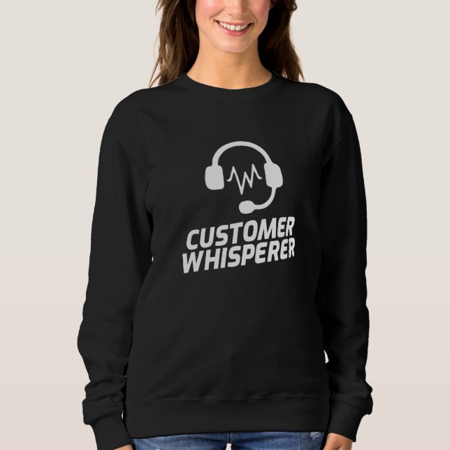 Kundenservice Premium Sweatshirt (Vorderseite)