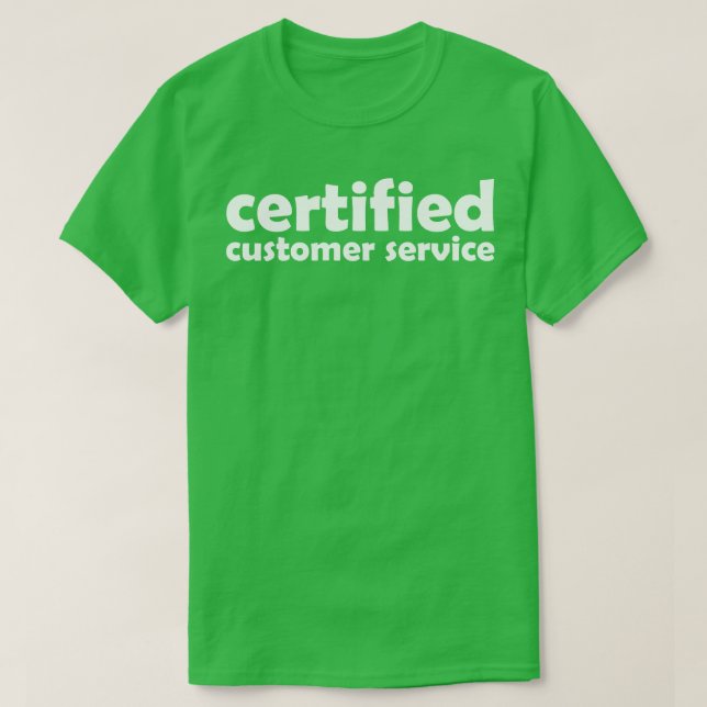 Kundenservice T-Shirt (Design vorne)
