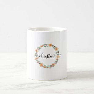 Kundenspezifisch, Blume Kaffeetasse