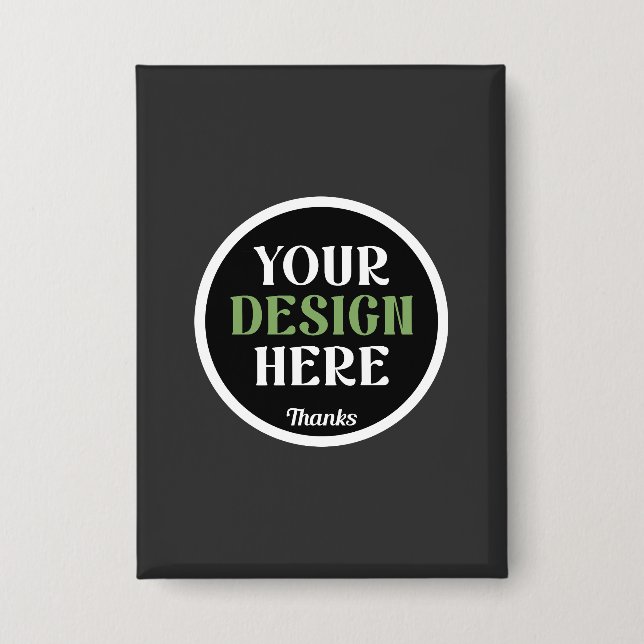 kundenspezifisch, einzigartig, elegant & minimalis button (Vorderseite)