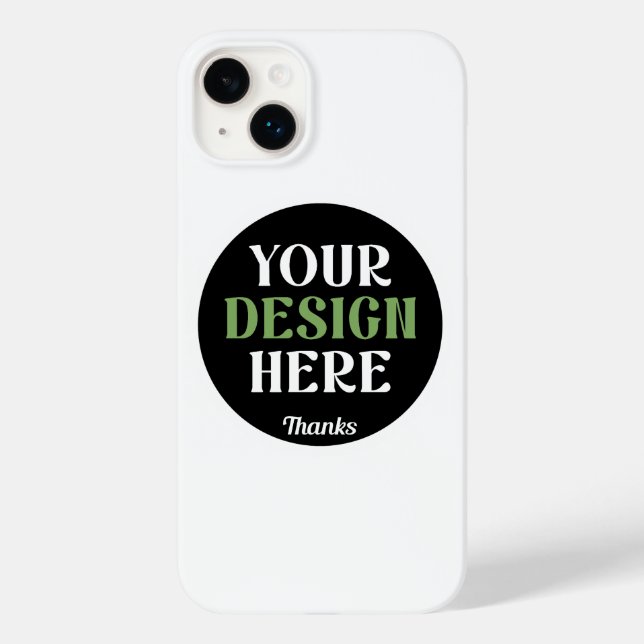 kundenspezifisch, einzigartig, elegant & minimalis Case-Mate iPhone 14 plus hülle (Rückseite)