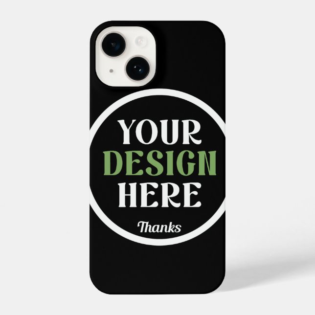 kundenspezifisch, einzigartig, elegant & minimalis iPhone 14 hülle (Rückseite)
