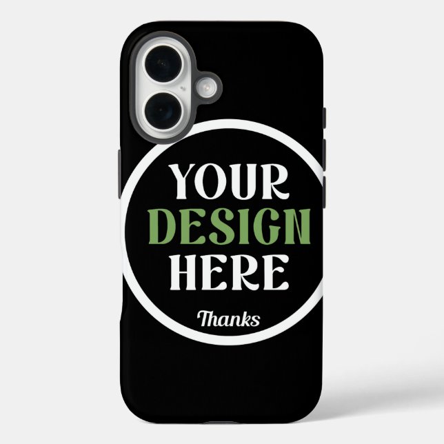 kundenspezifisch, einzigartig, elegant & minimalis iPhone 16 hülle (Rückseite)