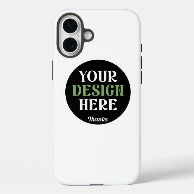 kundenspezifisch, einzigartig, elegant & minimalis iPhone 16 plus hülle (Rückseite)