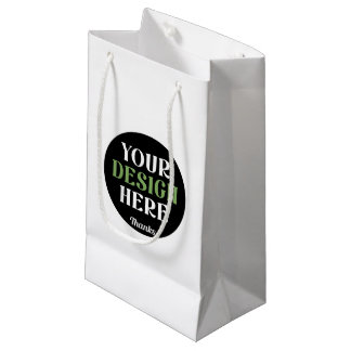 kundenspezifisch, einzigartig, elegant & minimalis kleine geschenktüte