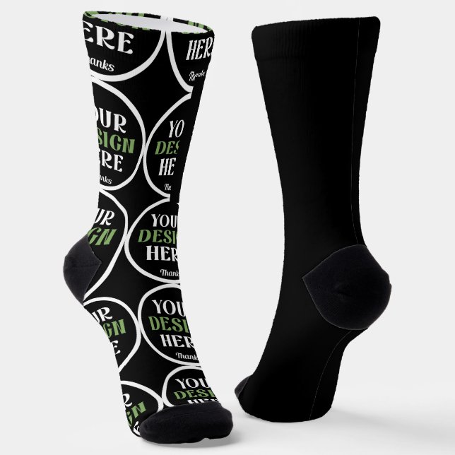 kundenspezifisch, einzigartig, elegant & minimalis socken (Gewinkelt)