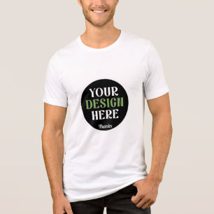 kundenspezifisch, einzigartig, elegant & minimalis Tri-Blend shirt