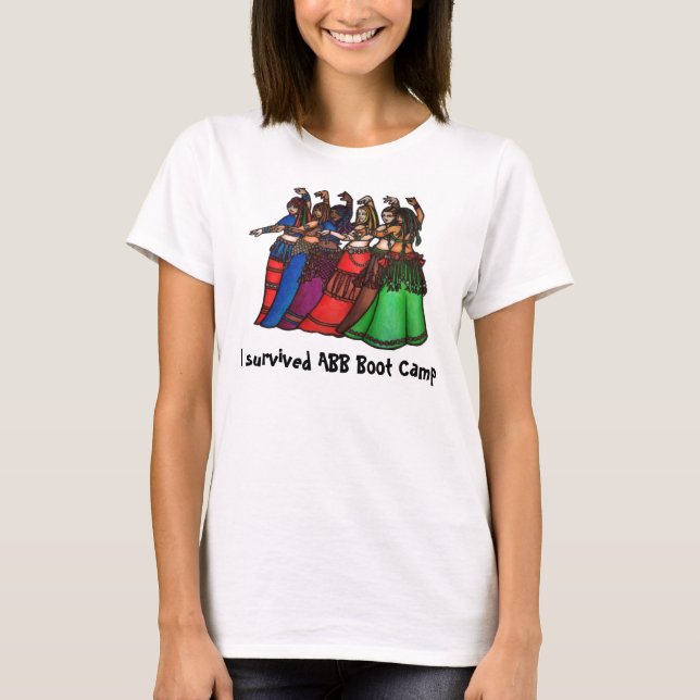 Kundenspezifische AfroBellyBoogie T-Shirt (Vorderseite)