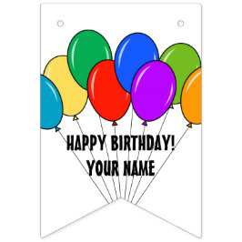 Kundenspezifische alles Gute zum Wimpelkette