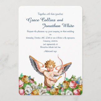 Kundenspezifische Amorgarten-Hochzeitseinladung Einladung