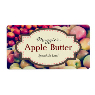 Kundenspezifische Apple-Aufkleber für das Backen