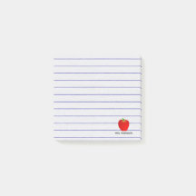 Kundenspezifische Apple-Linien Lehrer-klebrige