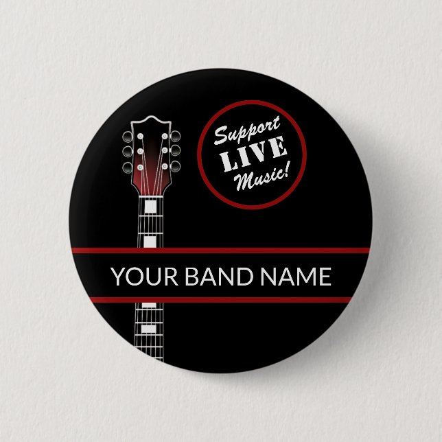 Kundenspezifische Band Merge Unterstützung Live Mu Button (Vorderseite)
