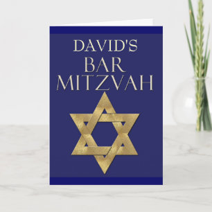 Kundenspezifische Bar Mitzvah Einladung