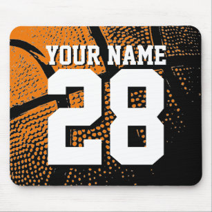 Kundenspezifische Basketballsportnummer und Name Mousepad