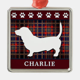 Kundenspezifische Basset Ornament Aus Metall