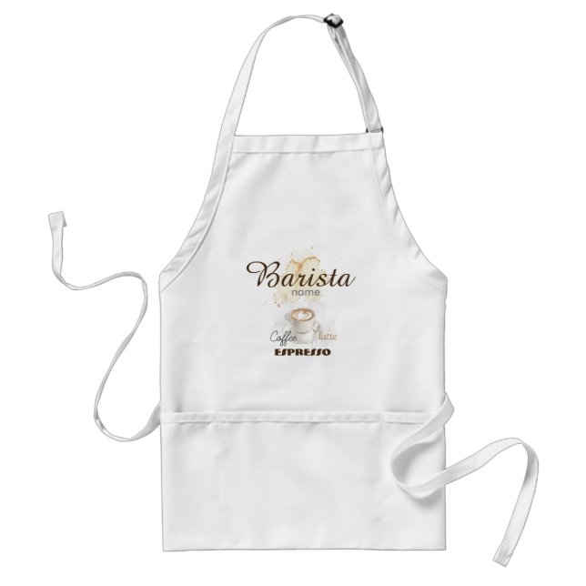Kundenspezifische berufliche Barista Schürze mit (Vorne)