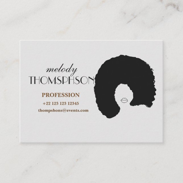 Kundenspezifische berufliche Karte (Vorderseite)