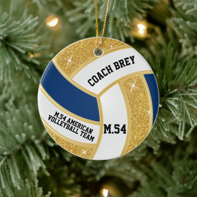 Kundenspezifische Bestellung Gold Glitzer, White & Keramik Ornament (Baum)