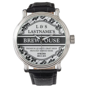 Kundenspezifische Bier-Brauerei Armbanduhr