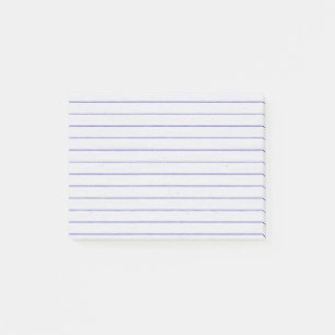 Kundenspezifische blaue Linien Post-it Klebezettel