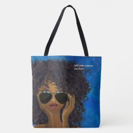Kundenspezifische blaue tasche