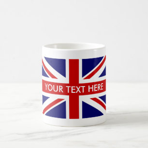 Kundenspezifische britische kaffeetasse