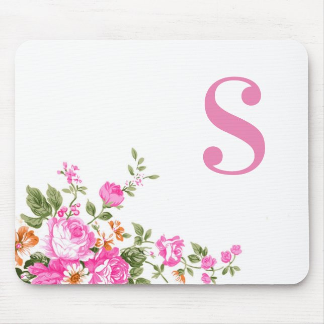 Kundenspezifische bunte Blumenmausunterlage mit Mousepad (Vorne)