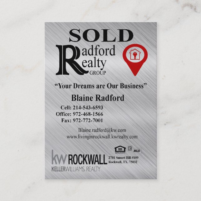 Kundenspezifische Businses Karte (Vorderseite)