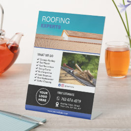Kundenspezifische Dachdienste Sockelschild