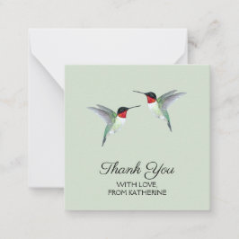 Kundenspezifische Dankeschön Hummingbird Note Card Mitteilungskarte
