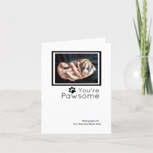 Kundenspezifische Dankeschön Karten - Hundekarten