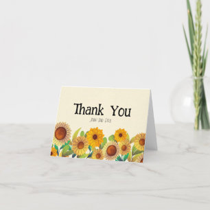 Kundenspezifische Danksagungen Blume Dankeskarte