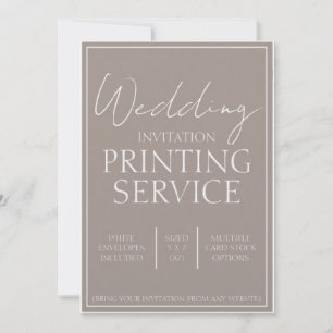 Kundenspezifische Dienste für die Hochzeitseinladu Ankündigung