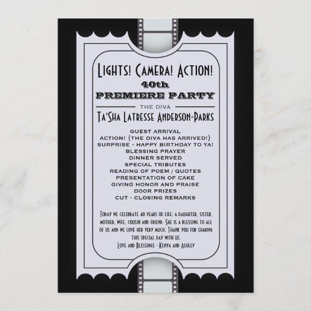 Theater Einladungen Zazzle.ch