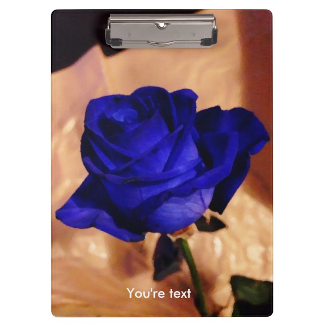 Kundenspezifische einzigartige und elegante blaue klemmbrett (Vorderseite)