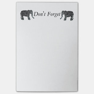 Kundenspezifische Elefant-Post-it-Zettel-Auflage Post-it Klebezettel