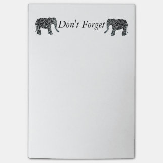 Kundenspezifische Elefant-Post-it-Zettel-Auflage Post-it Klebezettel