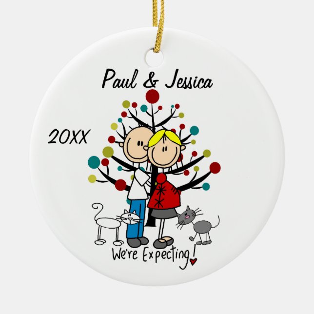 Kundenspezifische erwartungsvolle keramik ornament (Vorne)