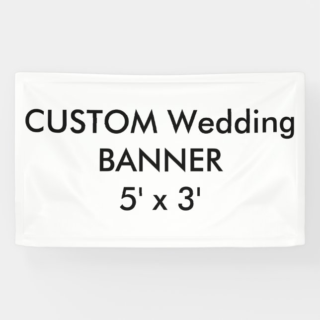 Kundenspezifische Fahne 5' x 3' Banner (Horizontal)