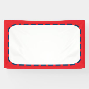 Kundenspezifische FAHNE DIY Schablone addieren Banner
