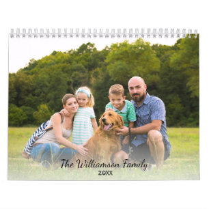 Kundenspezifische Familien-Fotos machen Ihren Kalender