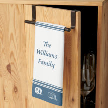 Kundenspezifische Familienname Retro Campers in Bl