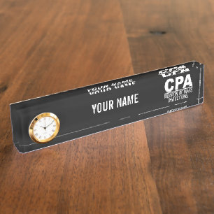 Kundenspezifische Farb-Namensschild CPAs Namensplakette