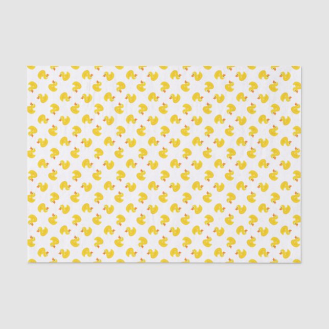 Kundenspezifische Farbe, Gummiente Seidenpapier (Vorderseite)